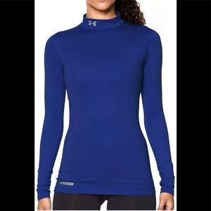 Brand new. Under Armour Women’s Fitted Coldgear Mockneck Too